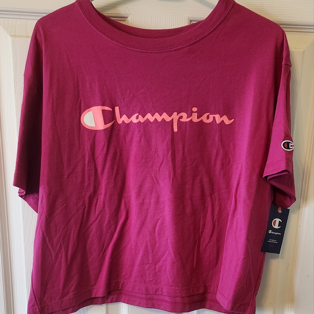 Champion crop short-sleeved shirt NWT